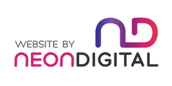 Neon digital web logo