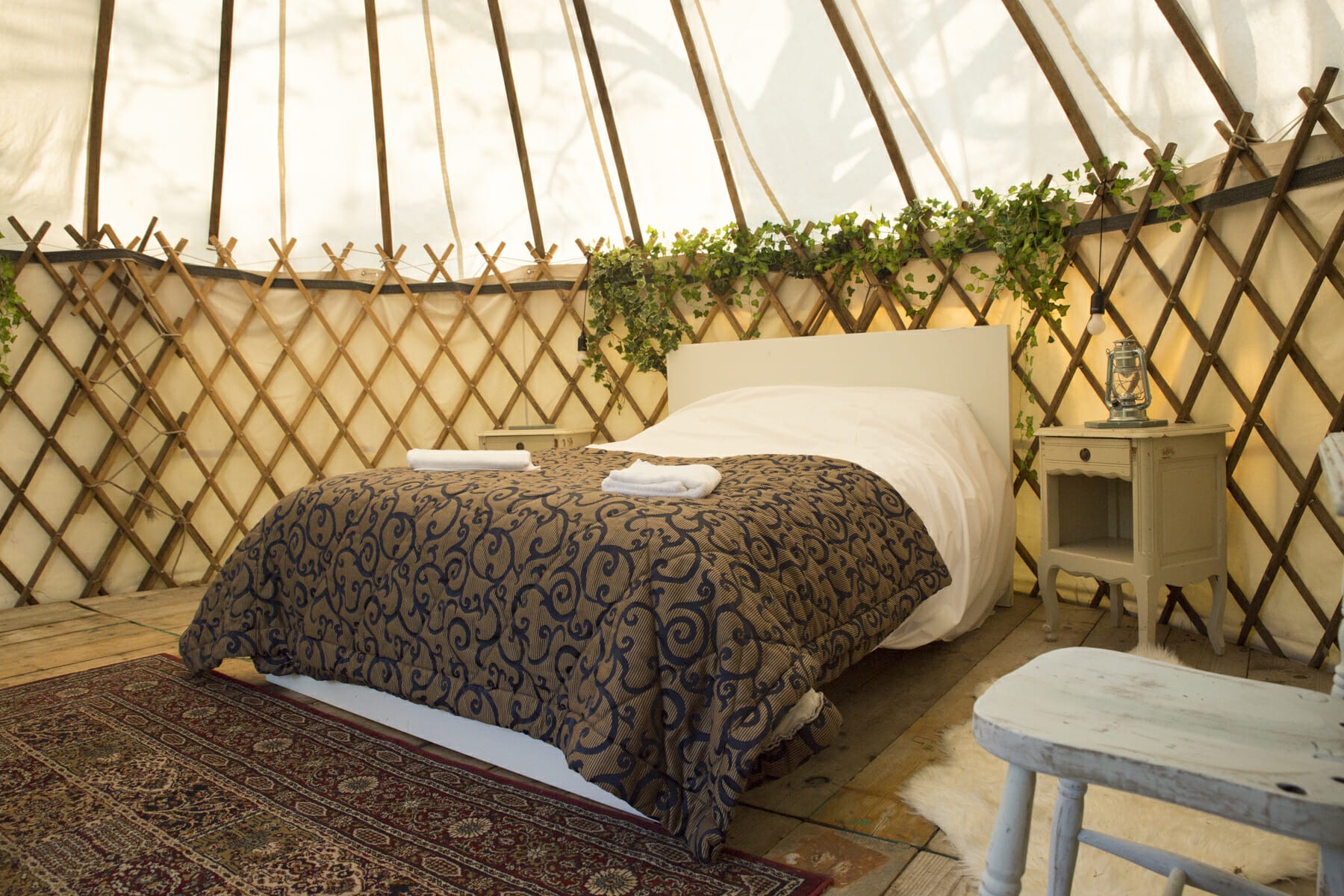 Yurts at Ballintubbert Gardens & House