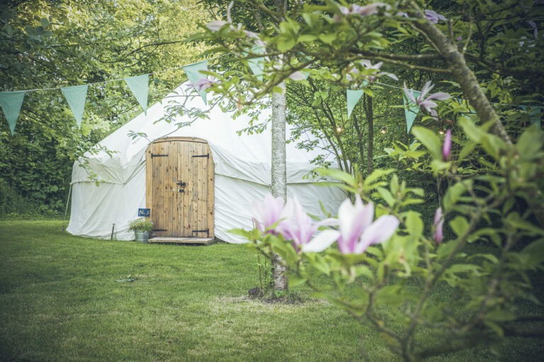 Yurts at Ballintubbert Gardens & House